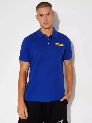 Dsquared2 Niebieska koszulka polo z logo