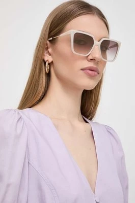 DSQUARED2 okulary przeciwsłoneczne damskie kolor biały D2 0135/S
