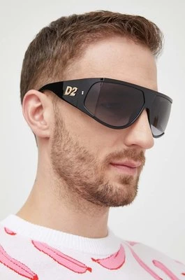 DSQUARED2 okulary przeciwsłoneczne męskie kolor czarny D2 0124/S