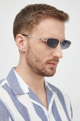 DSQUARED2 okulary przeciwsłoneczne męskie kolor szary ICON 0015/S