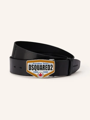 dsquared2 Pasek Skórzany schwarz