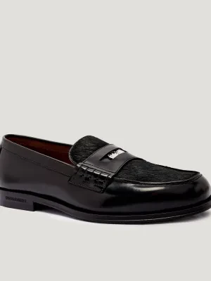 Dsquared2 Skórzane loafersy Neoclassic
