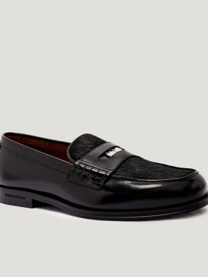 Dsquared2 Skórzane loafersy Neoclassic