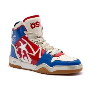 Dsquared2 Skórzane sneakersy