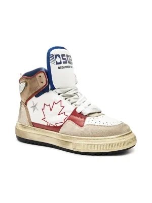 Dsquared2 Skórzane sneakersy Boogie