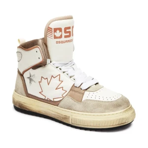 Dsquared2 Skórzane sneakersy Boogie