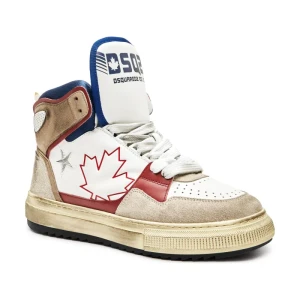 Dsquared2 Skórzane sneakersy Boogie