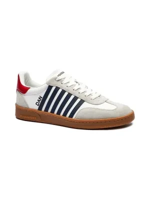Dsquared2 Skórzane sneakersy Boxer