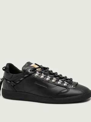 Dsquared2 Skórzane sneakersy Rebel czarny