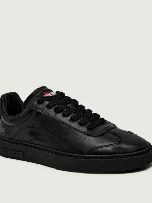 Dsquared2 Skórzane sneakersy Rider czarny