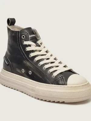 Dsquared2 Skórzane trampki BERLIN