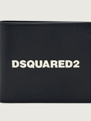 Dsquared2 Skórzany portfel czarny