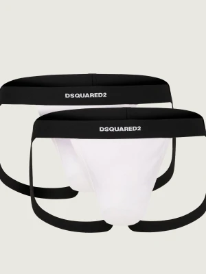 Dsquared2 Slipy 2-pack biały