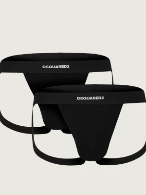 Dsquared2 Slipy 2-pack czarny