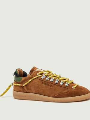 Dsquared2 Sneakersy Rebel | zamsz brązowy