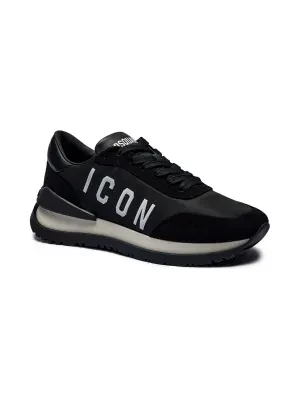 Dsquared2 Sneakersy Running | z dodatkiem skóry
