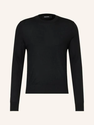 dsquared2 Sweter schwarz CZARNY
