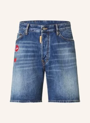 dsquared2 Szorty Jeansowe Pacman Marine blau