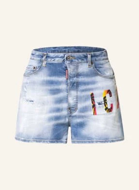 dsquared2 Szorty Jeansowe Sunset Baggy blau