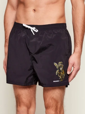 Dsquared2 Szorty kąpielowe SUNSET CHASER | Regular Fit czarny