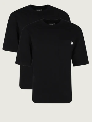 Dsquared2 T-shirt 2-pack | Loose fit czarny