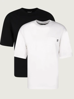 Dsquared2 T-shirt 2-pack | Loose fit biały