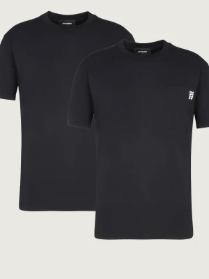 Dsquared2 T-shirt 2-pack | Regular Fit czarny