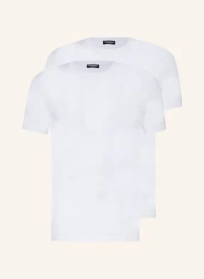 dsquared2 T-Shirt, 2 Szt. weiss