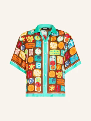 dsquared2 T-Shirt Bowling Z Jedwabiu orange