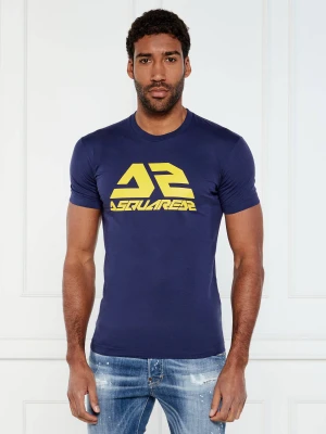 Dsquared2 T-shirt | cool fit granatowy