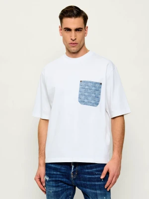 Dsquared2 T-shirt | Loose fit biały
