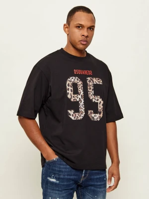 Dsquared2 T-shirt | Loose fit czarny
