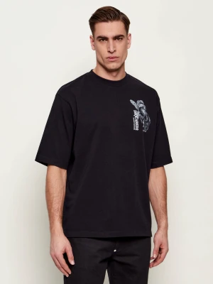 Dsquared2 T-shirt | Loose fit czarny