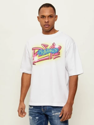 Dsquared2 T-shirt | Loose fit biały