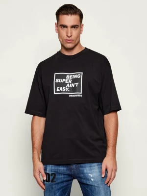 Dsquared2 T-shirt | Loose fit czarny