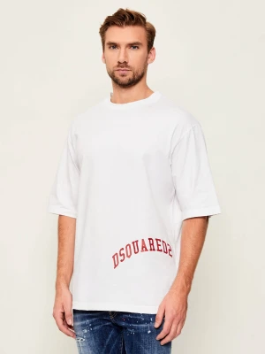 Dsquared2 T-shirt | Loose fit biały