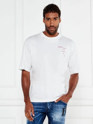 Dsquared2 T-shirt | Loose fit biały