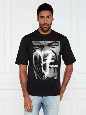 Dsquared2 T-shirt | Loose fit czarny
