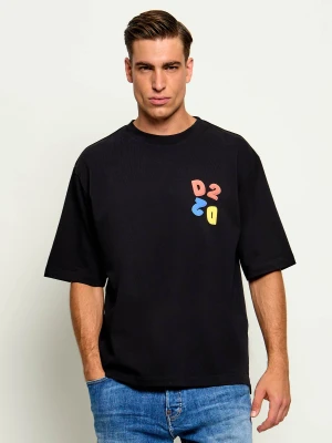 Dsquared2 T-shirt | Loose fit czarny