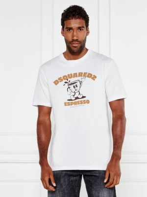 Dsquared2 T-shirt | Regular Fit biały