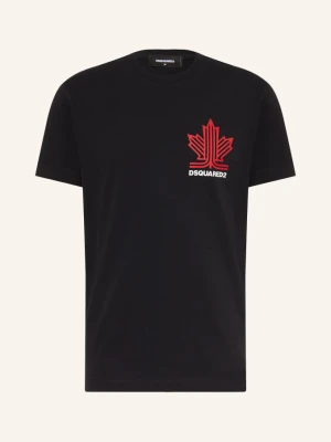 dsquared2 T-Shirt schwarz czarny