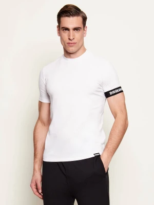 Dsquared2 T-shirt | Slim Fit biały