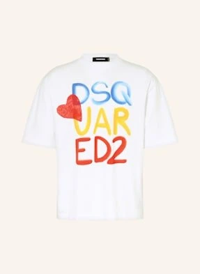 dsquared2 T-Shirt weiss