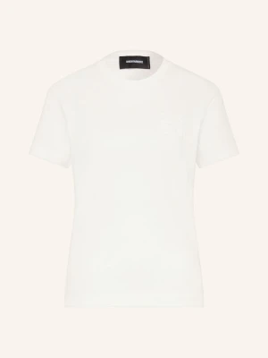dsquared2 T-Shirt weiss BIAŁY