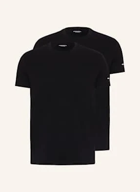 dsquared2 T-Shirty, 2 Szt. schwarz