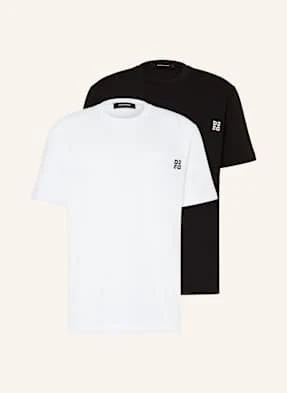 dsquared2 T-Shirty, 2 Szt. weiss
