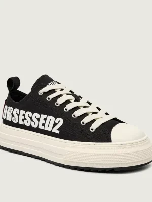 Dsquared2 Trampki | z dodatkiem skóry