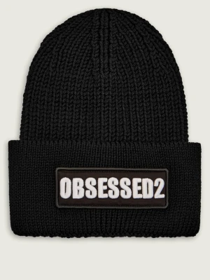 Dsquared2 Wełniana czapka Obsessed2