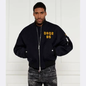 Dsquared2 Wełniana kurtka bomber | Regular Fit