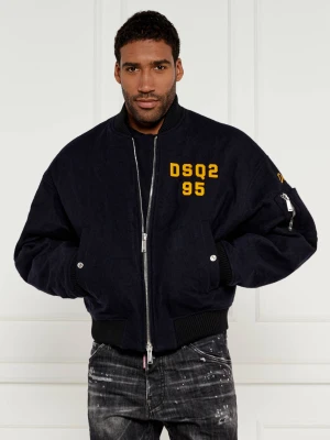 Dsquared2 Wełniana kurtka bomber | Regular Fit